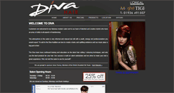 Desktop Screenshot of diva-hair.co.uk